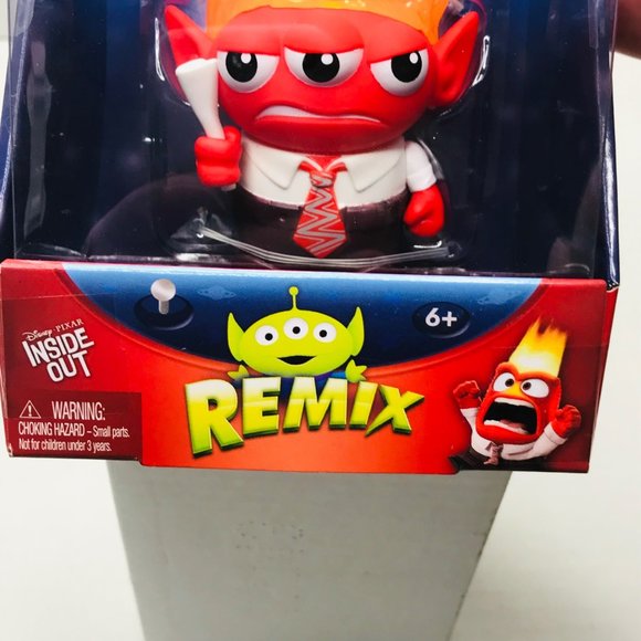 Disney Pixar Mattel Remix Alien Inside Out Anger #10 New In Package - Picture 4 of 8